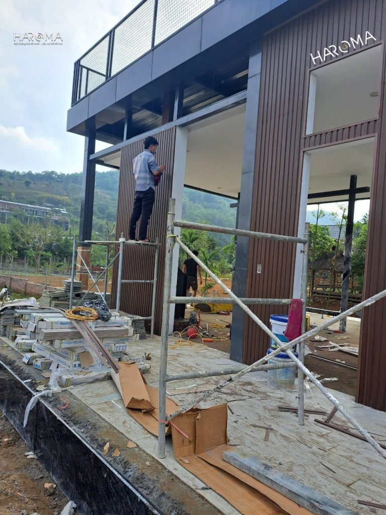 Lam sóng gỗ nhựa chỉ nên ốp tường