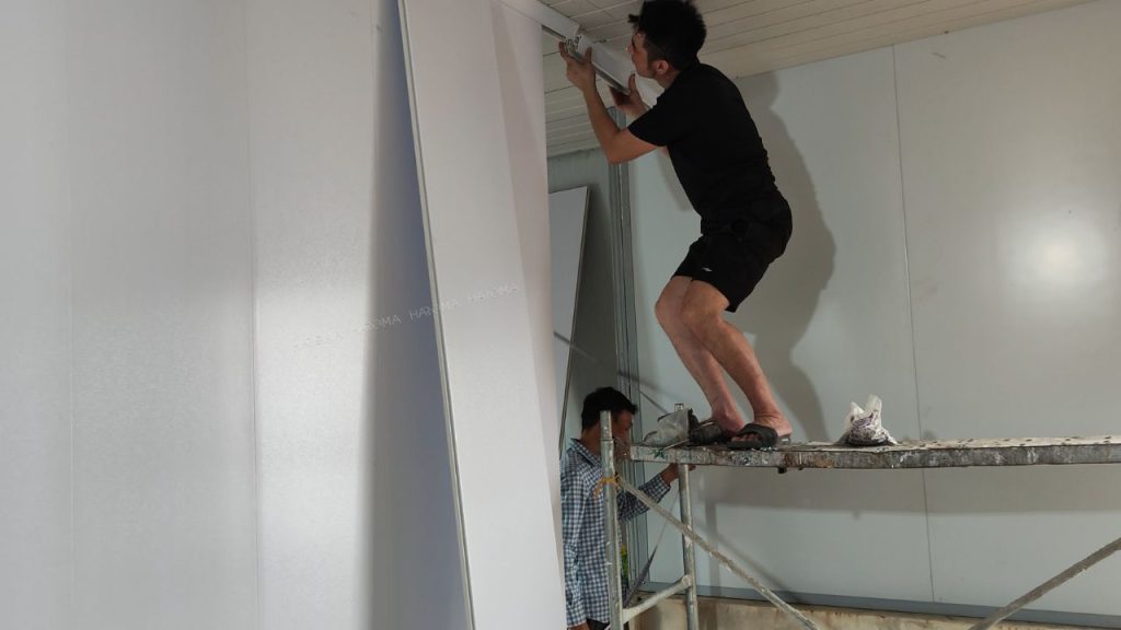 Vách ngăn phòng thi công nhanh, độ bền cao
