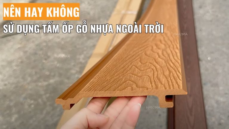 Nên hay không sử dụng tấm ốp gỗ nhựa ngoài trời trang trí ngoại thất!