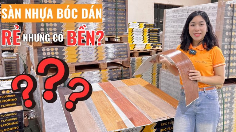 Sàn nhựa bóc dán có bền không? Yếu tố nào quyết định?