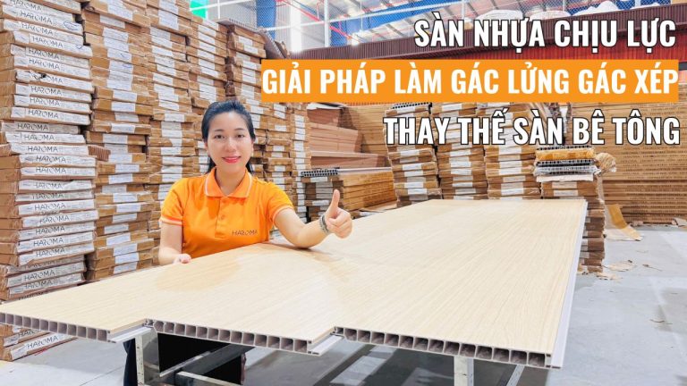 Sàn nhựa chịu lực – Giải pháp làm gác lửng thay thế sàn bê tông giúp tăng đôi điện tích!