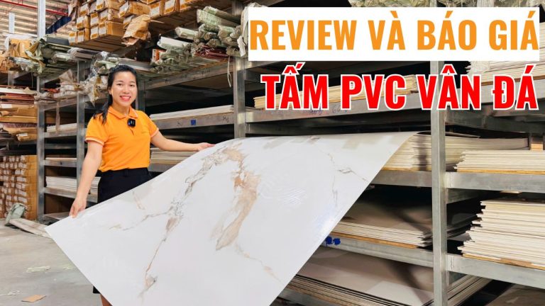 Review và báo giá tấm PVC vân đá mới nhất tháng 8