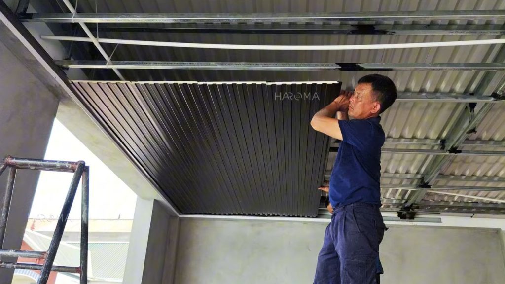 Ứng dụng tấm panel làm trần