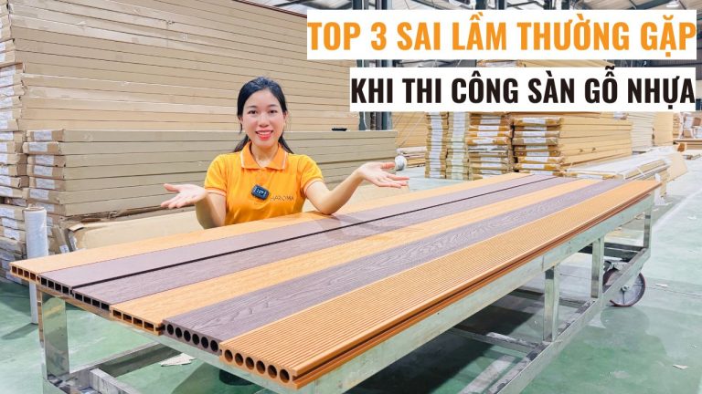 Top 3 sai lầm thường gặp khi thi công sàn gỗ nhựa ngoài trời