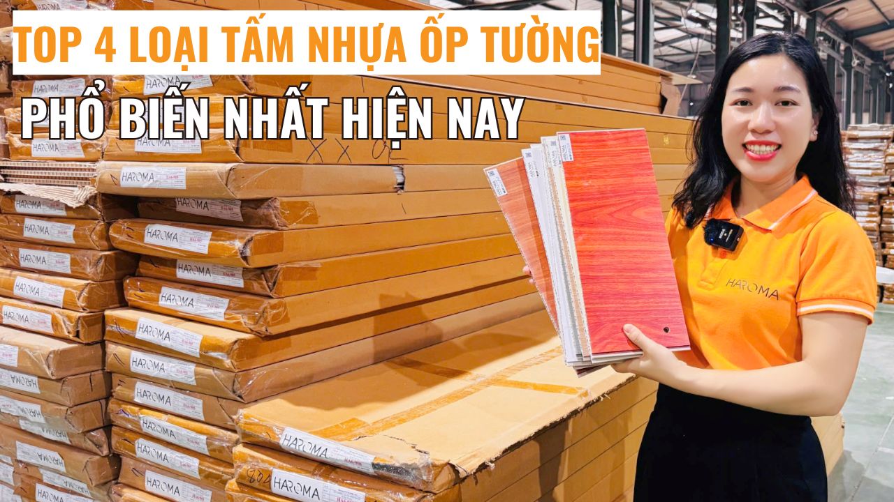 Top 4 loại tấm nhựa ốp tường phổ biến nhất hiện nay