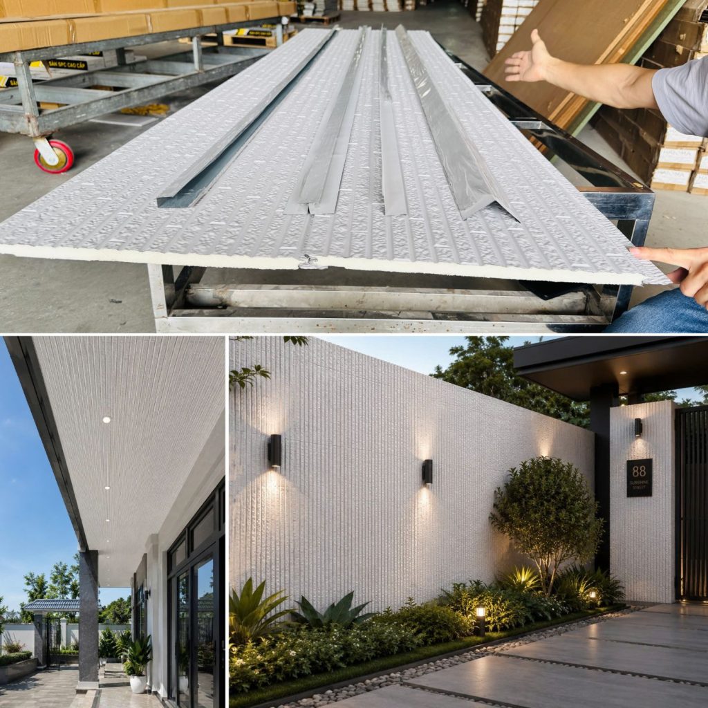 Ứng dụng tấm panel cách nhiệt