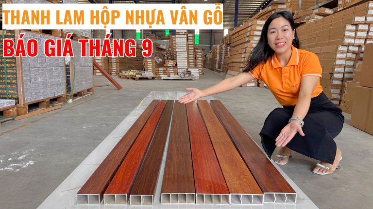 Báo giá thanh lam hộp nhựa vân gỗ mới nhất tháng 9