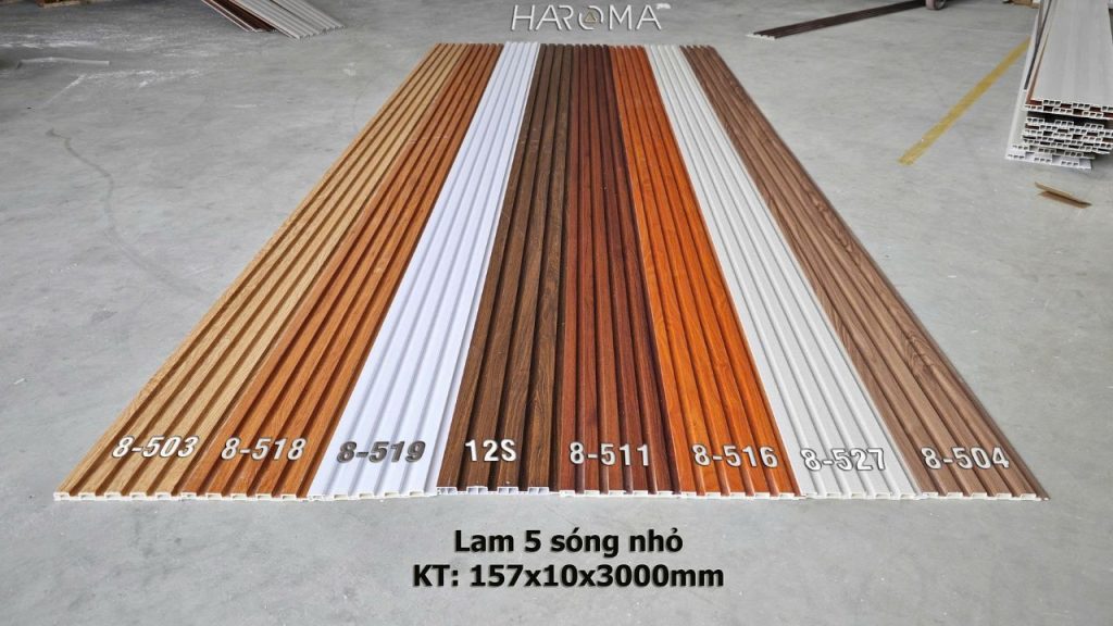 Tấm lam sóng sở hữu mẫu mã đa dạng