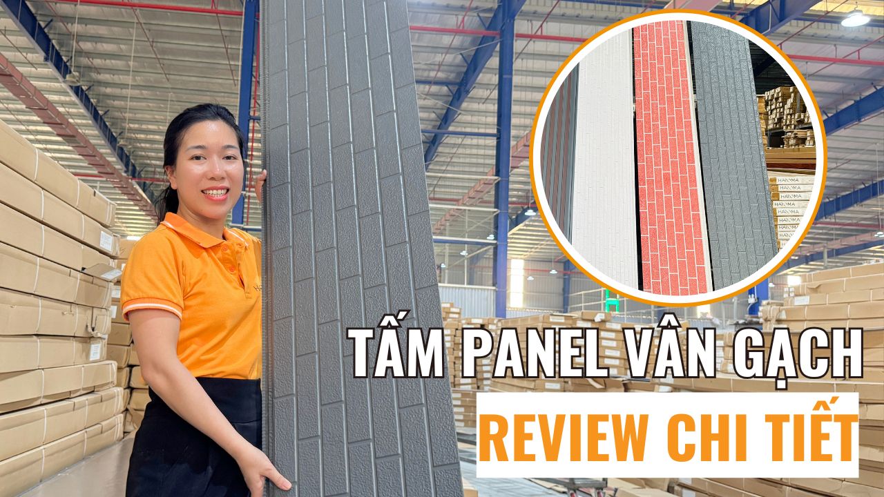 Top 3 mẫu tấm panel tôn xốp vân gạch chống nóng được yêu thích nhất!