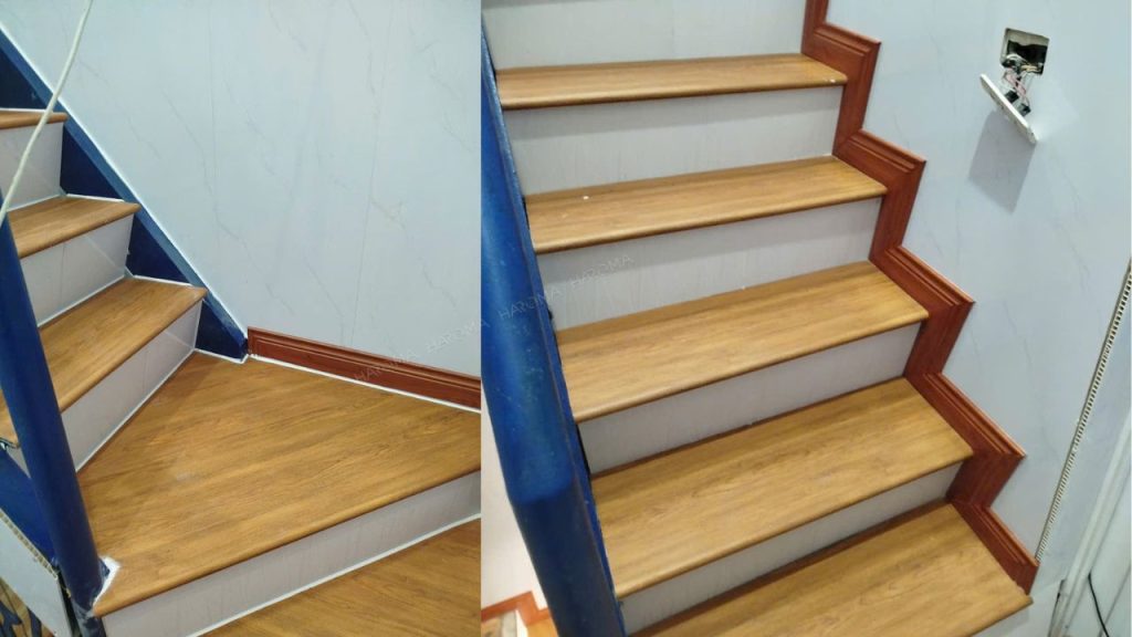 Sử dụng tấm ốp nhựa nano làm cổ bậc