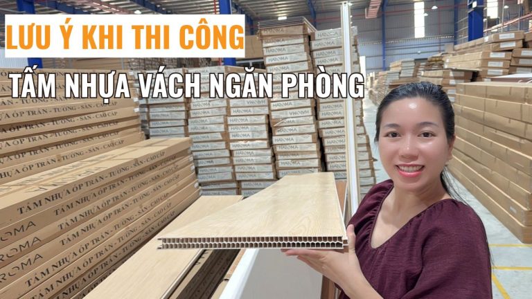 Lưu ý khi thi công tấm nhựa vách ngăn phòng trong nhà