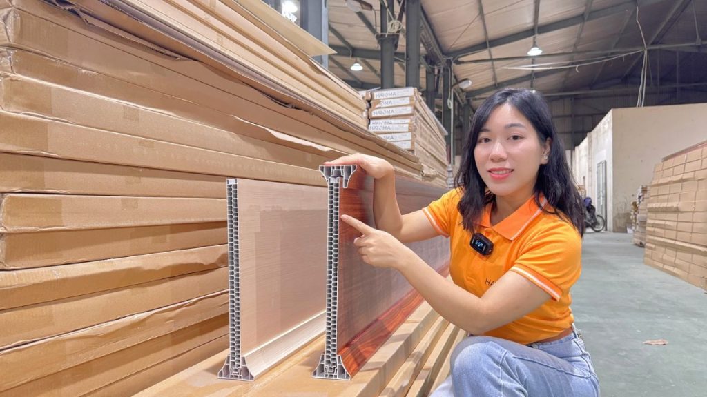 Vách ngăn phòng nhựa Haroma sở hữu kết cấu cốt kép tổ ong